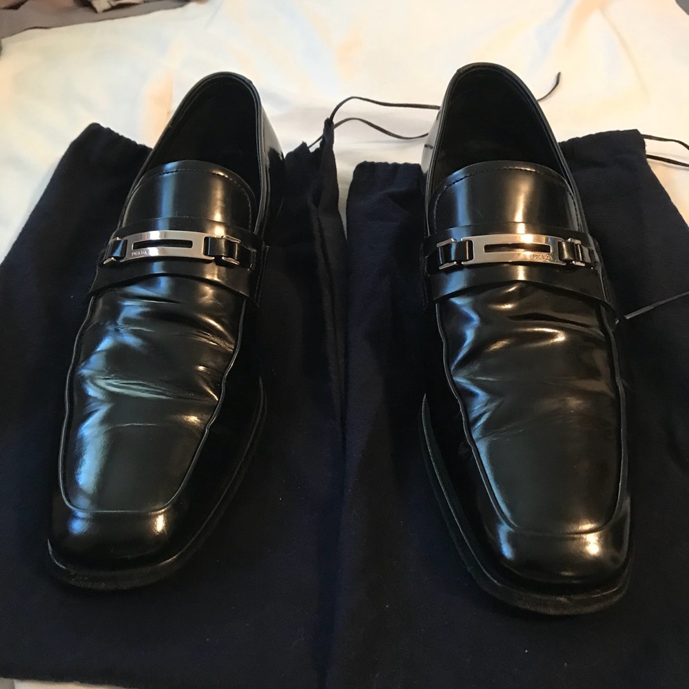 Men’s black Prada shoes